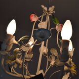 Lustre ceiling design flowers of the 60s art nouveau