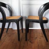 Set of six Baumann Gondoles canchairs