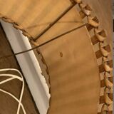 1950s tripod rattan lamp H47