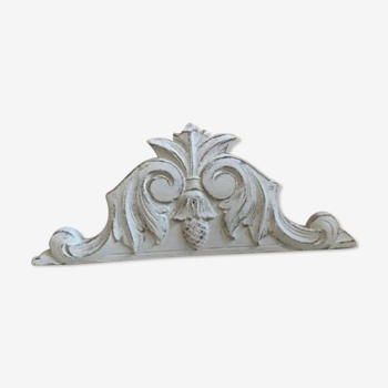 Old pediment, door top