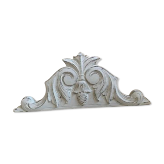 Old pediment, door top
