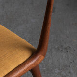 Set of 4 boomerang dining chairs by Alfred Christensen, Denmark 1960