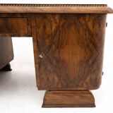 Impressive Art Deco desk, Poland, ca. 1930.