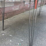 Industrial dining table atelier hairpin legacies