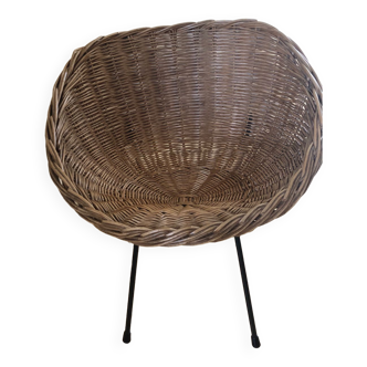 Wicker/rattan armchair