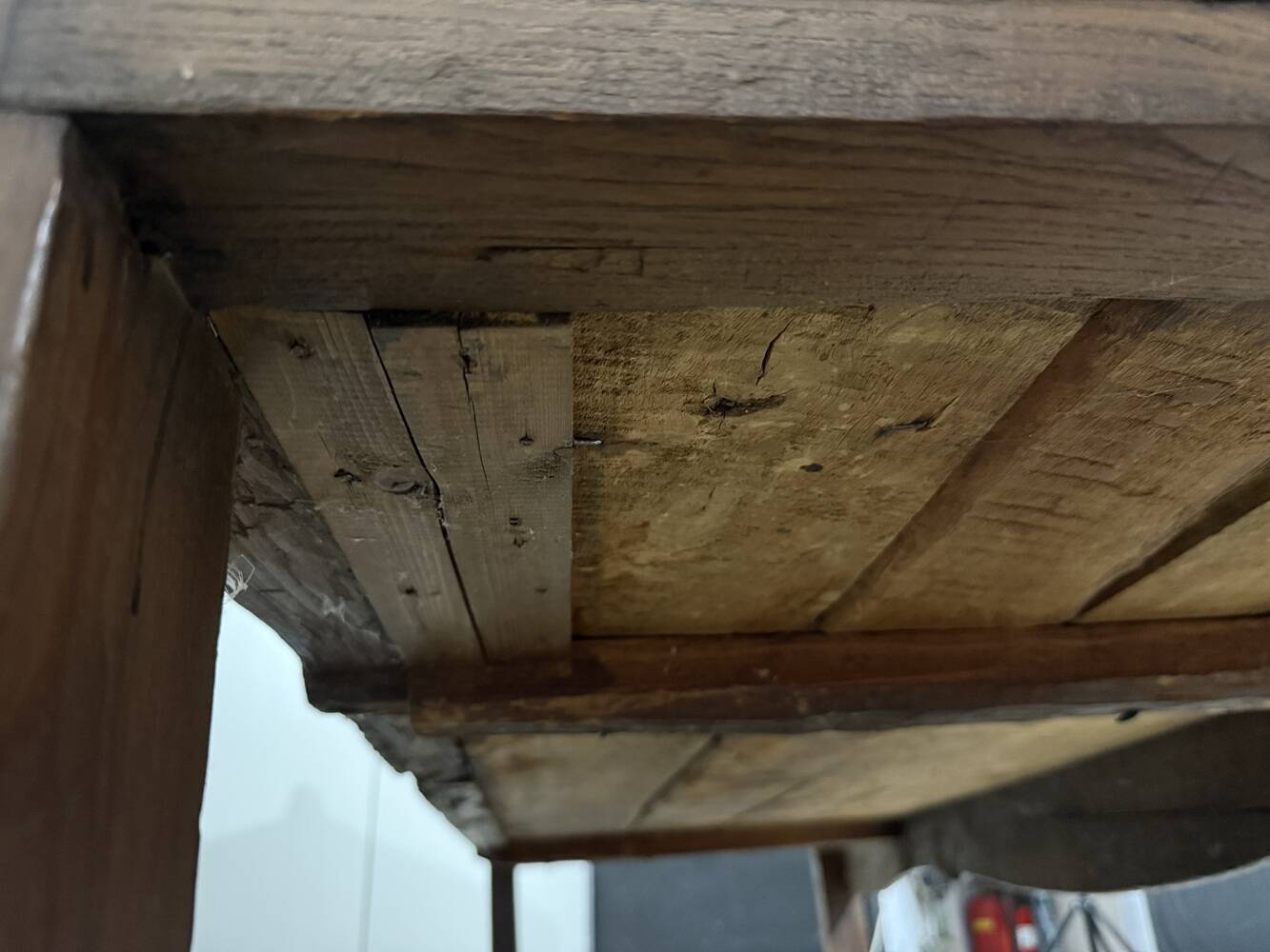 Rustic Spanish sofa bed from the 1880s.