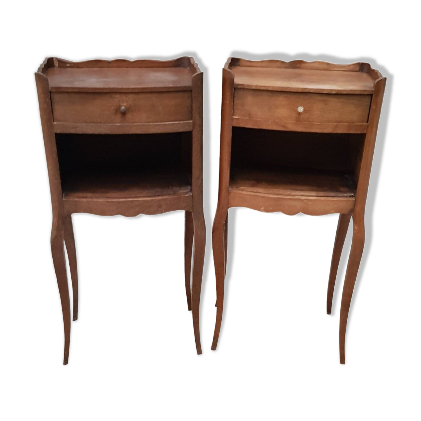 Pair of Louis XV style bedside tables