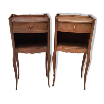 Pair of Louis XV style bedside tables