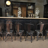 Lot de 6 ancienne chaises Tolix 1950