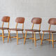 Set de 4 chaises de salle à manger par Martinsson & Axelsson pour Nässjö Stolfabrik, Suède, années 1960