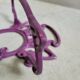 Bathroom set enamelled cast iron mirror door set