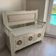 Antique bank chest fully restored – chic country style