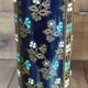Old pair of Gien vases/enameled relief decoration