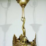 2-light hot air balloon chandelier