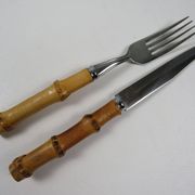 Exclusive 60s steak cutlery set, made in Italy –