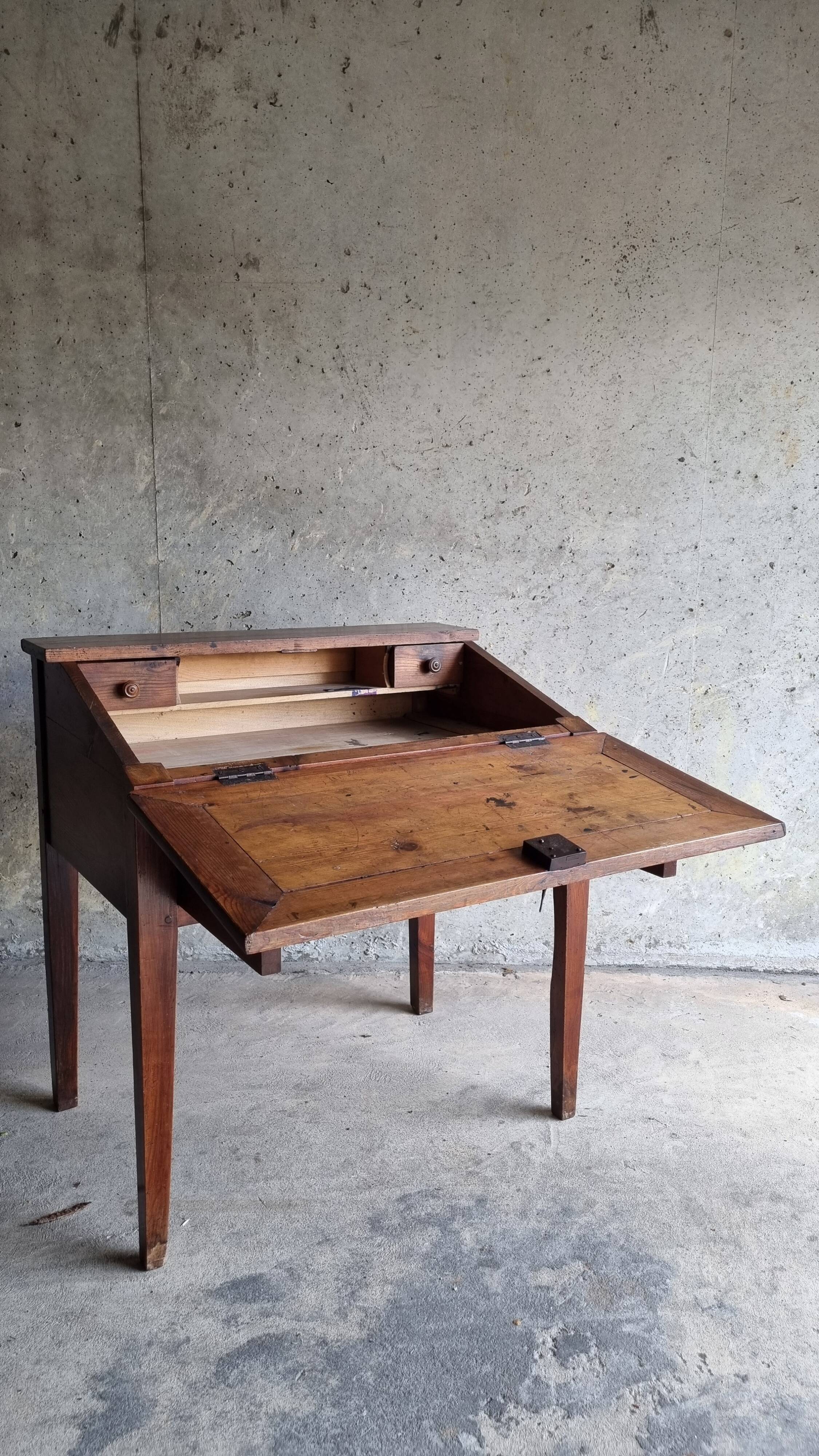 Secrétaire vintage chêne