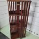 Mahogany revolving bookcase