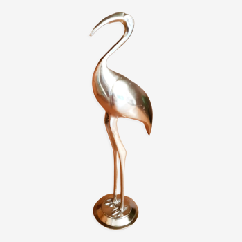 Brass bird, crane, heron, ibis