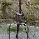 Lampadaire, luminaire en métal, ferronnerie, sculpture, Jean-François Chailleux