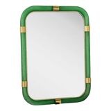Rectangular "Torciglione" Wall Mirror Murano Glass in Barovier Style