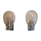 Pair of space age wall lights by Doria Leuchten