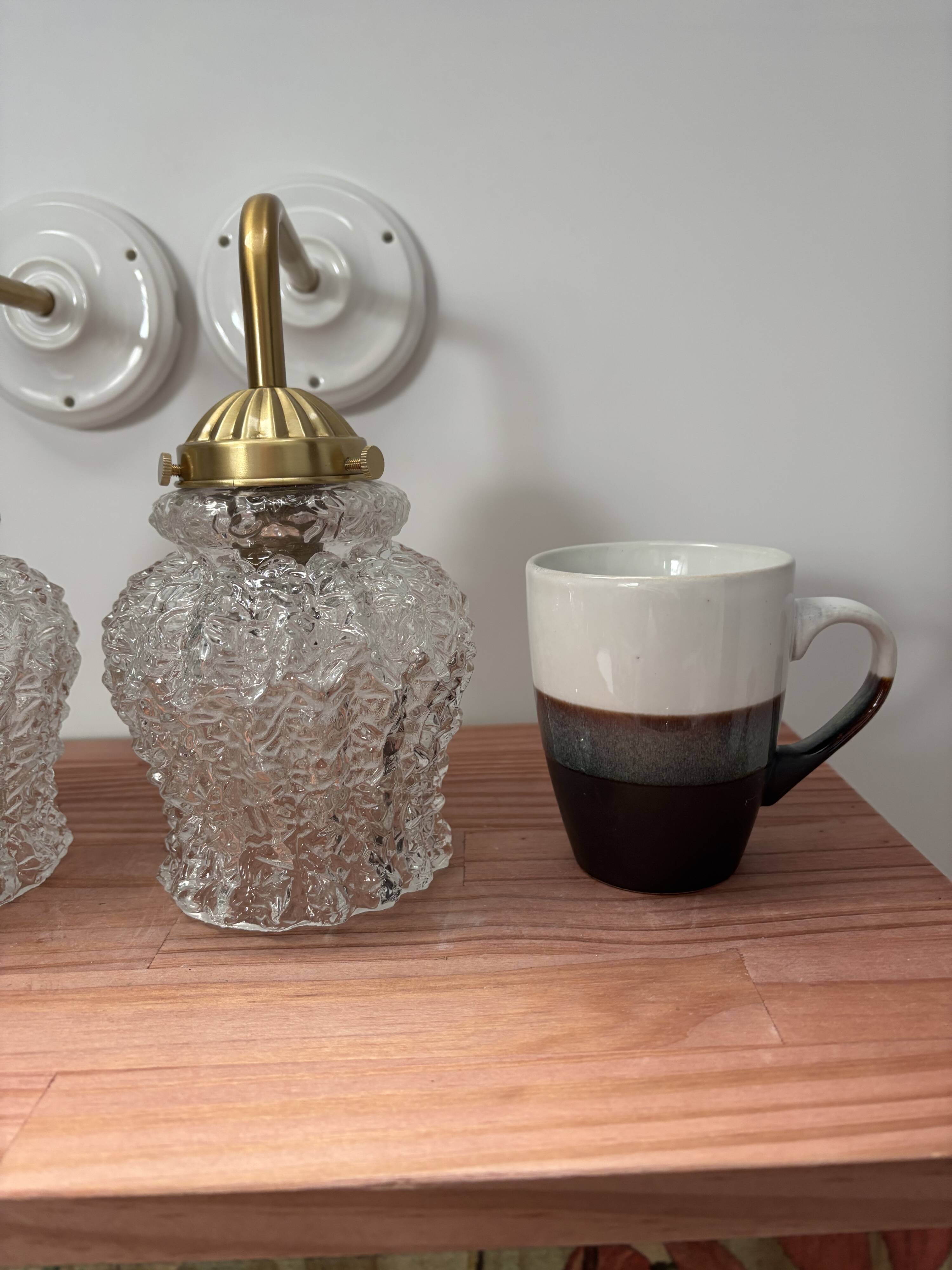 Pair of vintage wall sconces