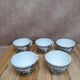 Set of 5 vintage Rivanel mugs