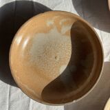 11 assiettes creuses artisanales vintage en grès mat