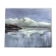 Painting on canvas snowy Northern landscape signed