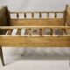 Antique children's bed from the 19th century.