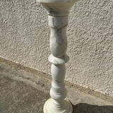 Luminous marble column
