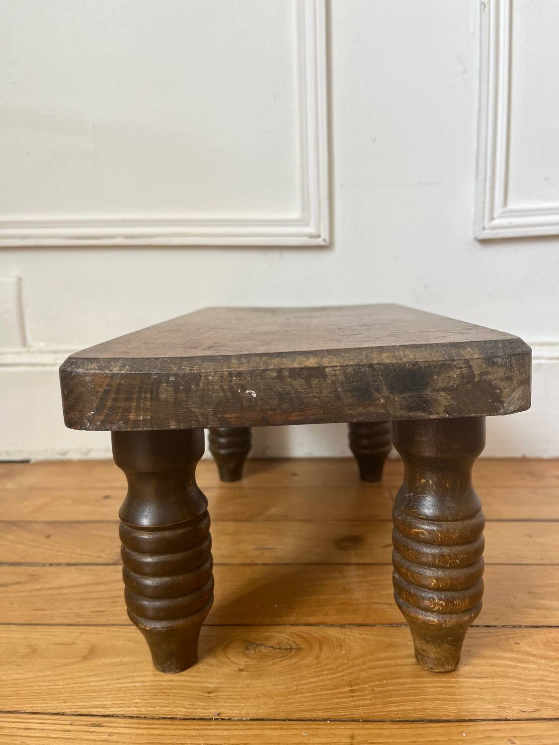 Low stool in old wood