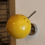 TeDeLight wall lamp, 1970 in yellow lacquered metal