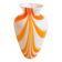 Orange Murano vase by Carlo Moretti 1970s Height 36 cm