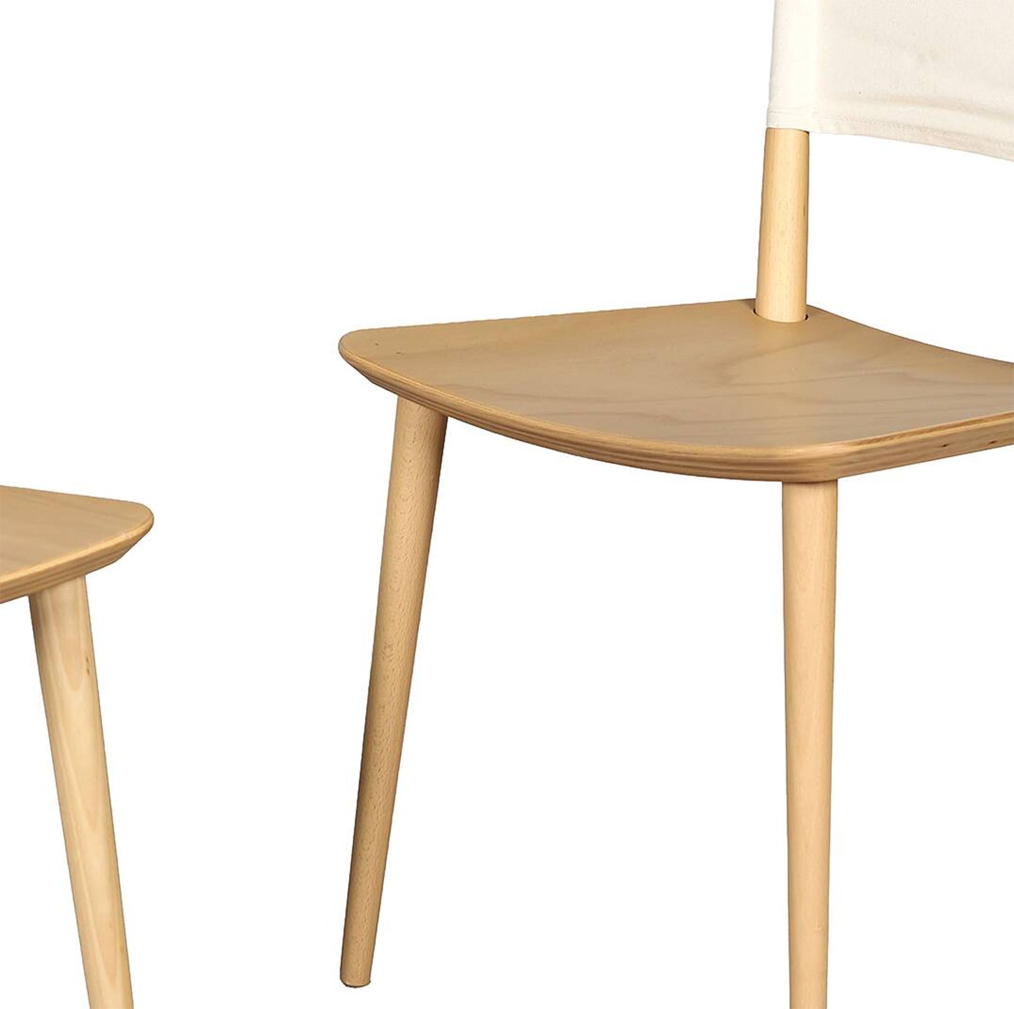 4 chairs by Jorgen Baekmark for Danish FDB Møbler.