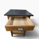 Vintage high side table in wood / counter / mini kitchen furniture
