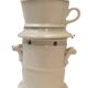20th century white porcelain teapot