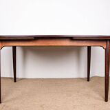 Table de repas extensible danoise en Palissandre, modèle 54 par Gunni Omann