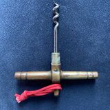 Bronze corkscrew in the shape of a boat anchor