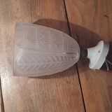 Wall lamp tulip frosted glass edging porcelain support dp 122206