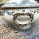 Earthenware soup tureen Ets Debray service Guadeloupe