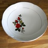 Round serving dish from Moulin des loups, "Carmen" model, in very good condition