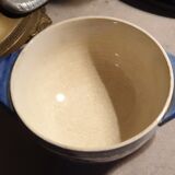 Bowl earthenware of gien cashmere decoration