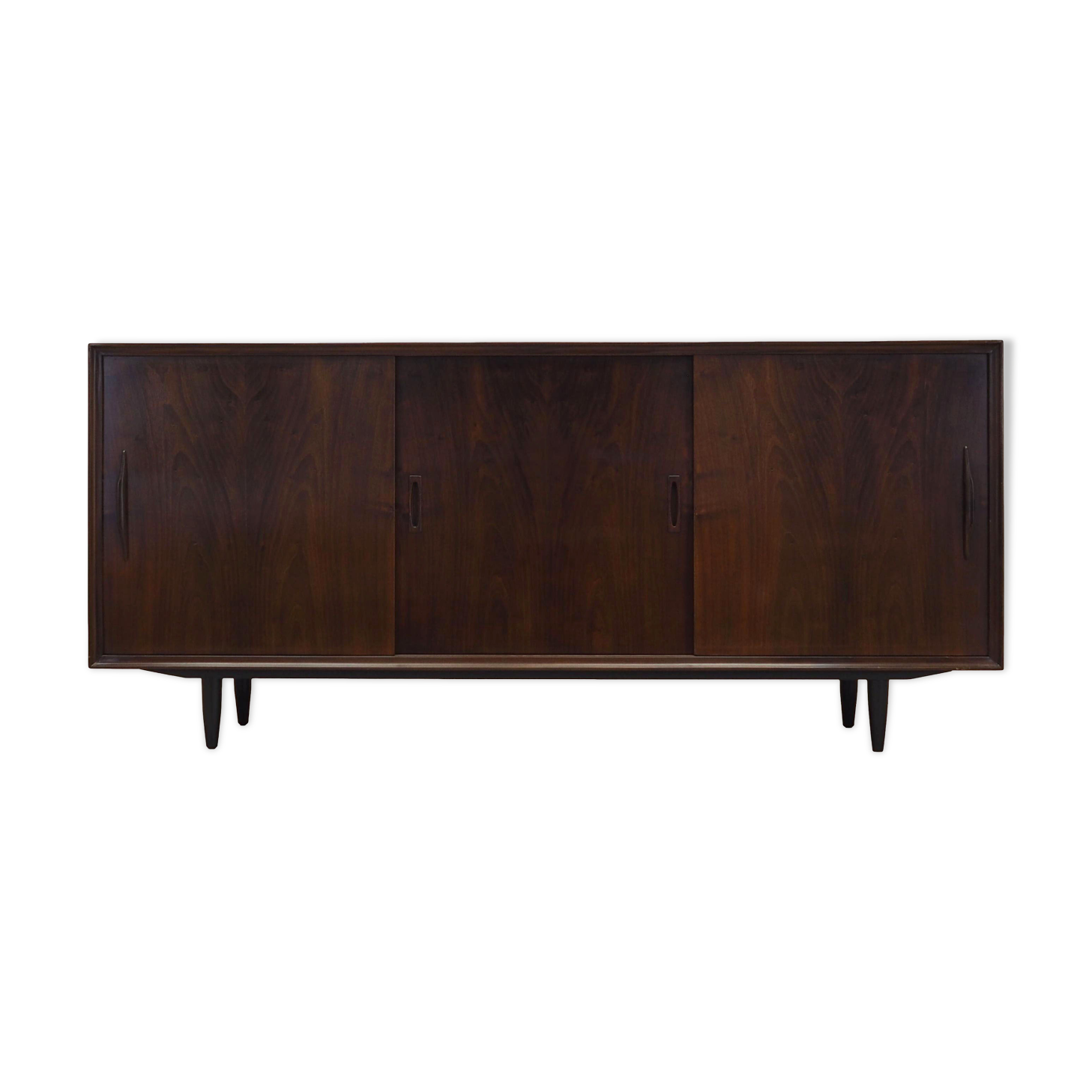 Walnut sideboard, Danish design, 1970s, production: Denmark