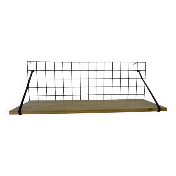 Étagère murale vintage style Tomado avec grille et tablette — Beyit