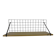 Étagère murale vintage style Tomado avec grille et tablette