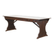 19th-century English pine monastery table.