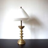Art Nouveau Brass Empire Table Lamp