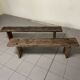 Pair of rustic benches, early 1900s