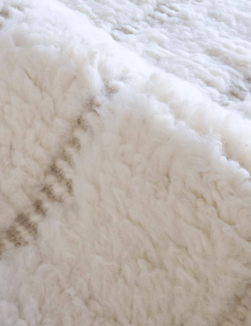 Tapis Blanc Berbère - 294 x 205 cm